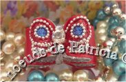 Petit diamand Swarovski et deux strass Swarovski.