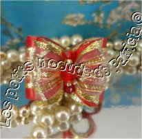 3 perles cristal de Swarovski et rocailles.